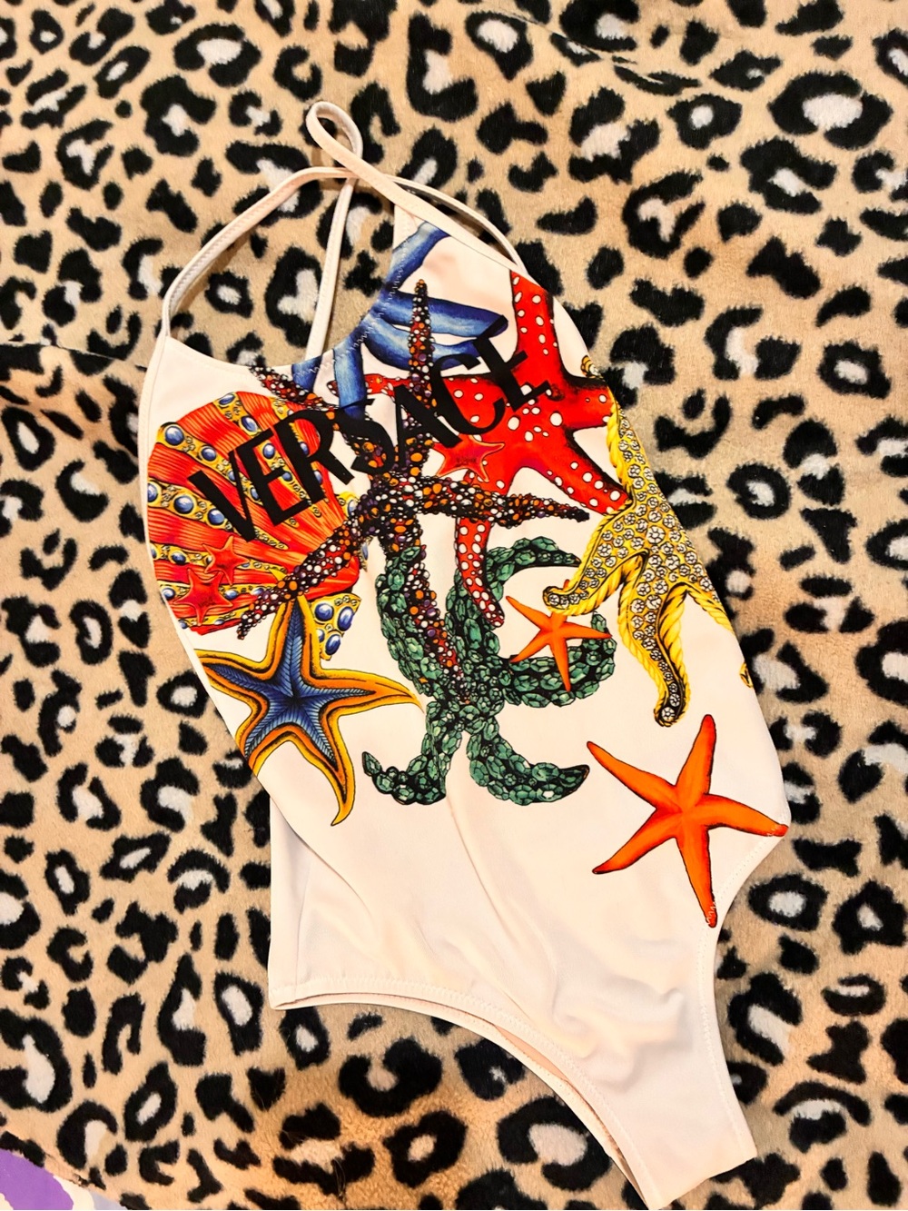 Versace Light Pink Medusa Logo Hang Tag